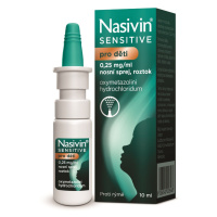 Nasivin Sensitive pro děti 0,25 mg/ml nosní sprej, roztok 10 ml