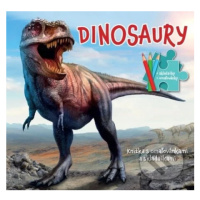 Dinosaury (Knižka s omaľovánkami a skladačkami) - kniha z kategorie Pro děti