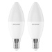 AlzaPower LED 8-55W, E14, 2700K, set 2ks