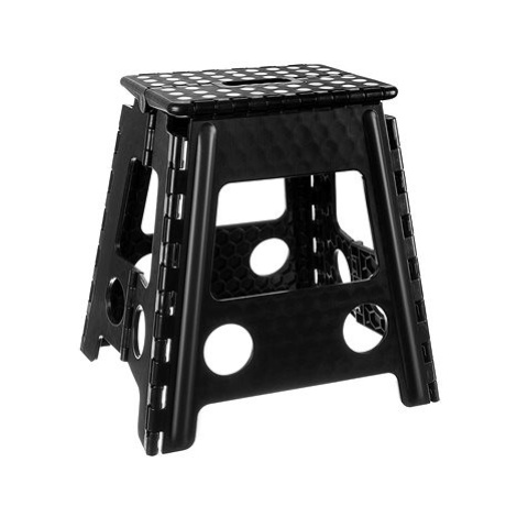 KIK KX4404 Protiskluzová skládací stolička černá