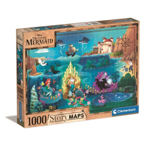 Puzzle Disney - Malá mořská víla, 1000 ks
