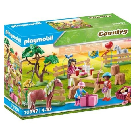 Playmobil 70997 Oslava narozenin na farmě s poníky