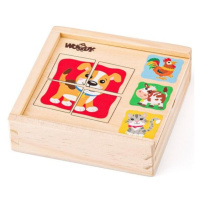 Woody Minipuzzle - Zvířátka