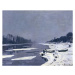 Obrazová reprodukce Ice floes on the Seine at Bougival, c.1867-68, Claude Monet, 40 × 30 cm