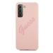 Pouzdro Guess obal pro Galaxy S21+ Plus růžové