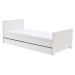 Bílá dětská postel 90x200 cm Blanco – Pinio