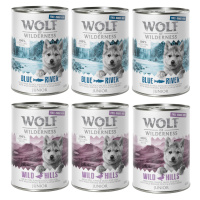 6 x 400 g míchaná balení - Wolf of Wilderness - Wolf of Wilderness Junior 