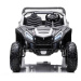 mamido  Elektrické autíčko Buggy UTV Strong 24V nafukovací kola bílé