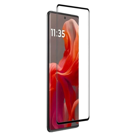 3x 3D tvrzené sklo s rámečkem pro Motorola Moto G85 - černé - 2+1 zdarma