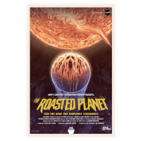 Ilustrace The Roasted Planet (Retro Movie) - Space Series (NASA), 26.7 × 40 cm