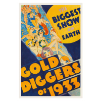 Ilustrace Gold Diggers of 1933 (Vintage Movie / Retro Cinema), (26.7 x 40 cm)