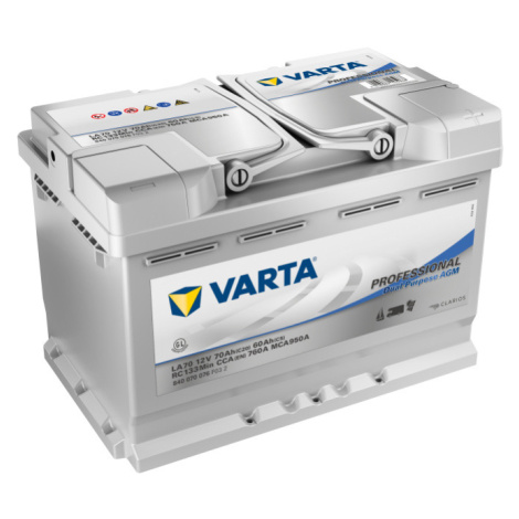 Autobaterie Varta Professional Dual Purpose AGM 70Ah, 12V, 760A, LA70