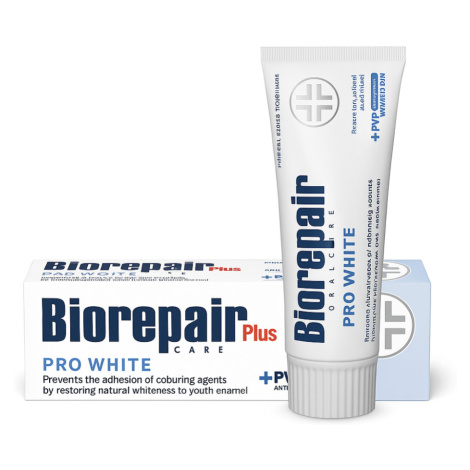 BioRepair Plus Pro White + PVP bělící zubní pasta, 75ml