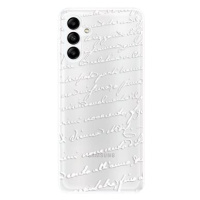 iSaprio Handwriting 01 pro white pro Samsung Galaxy A04s