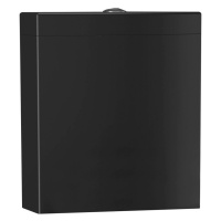 SAPHO LARA keramická nádržka pro WC kombi, černá mat LR410-00SM00E-0000