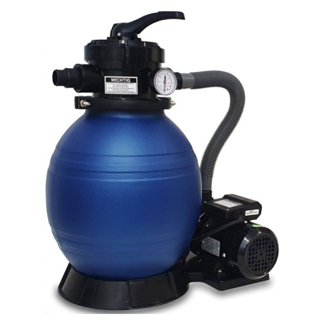 Bazénová písková filtrace BestBerg BBSF-10 / 10200 l/h / 400 W / modrá Varianta: ivi0