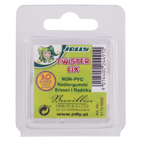 Jolly, 9110-0002, Twister fix, náhradní gumové špalíky pro bateriovou gumu, 30 ks