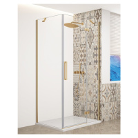 GELCO TRINITY GOLD obdélníkový kout 1000x800 pravý, čiré sklo, GT5680-10CR-G GT5680-10CR-G