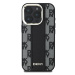 DKNY PU Leather Checkered Pattern Magsafe Zadní Kryt pro iPhone 16 Pro Max Black