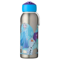 Nerezová dětská lahev ve stříbrné barvě 350 ml Frozen 2 – Mepal