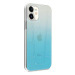 Mercedes MEHCP12SCLGBL hard silikonové pouzdro iPhone 12 Mini 5,4" Blue Transparent Line