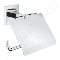 GROHE QuickFix Start Cube Držák toaletního papíru s krytem, chrom 41102000