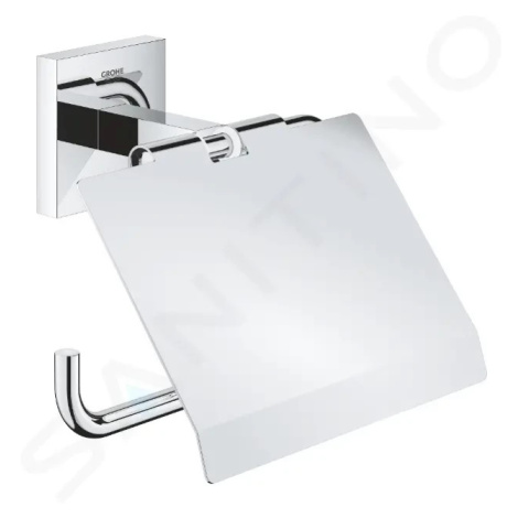 GROHE QuickFix Start Cube Držák toaletního papíru s krytem, chrom 41102000