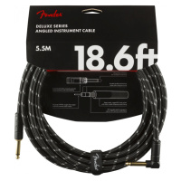 Fender Deluxe Series 18,6 Instrument Cable Angled Black Tweed