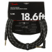 Fender Deluxe Series 18,6 Instrument Cable Angled Black Tweed