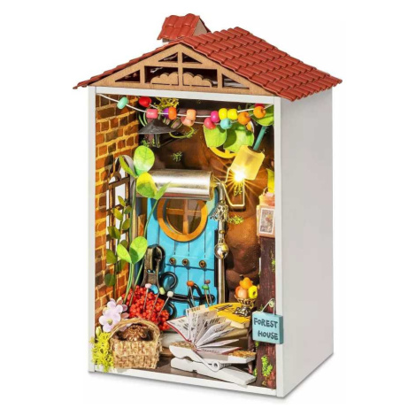 RoboTime 3D dřevěná skládačka Miniatura domečku Zahradní domek