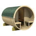 Venkovní finská sudová sauna 216 x 280 cm Dekorhome,Venkovní finská sudová sauna 216 x 280 cm De