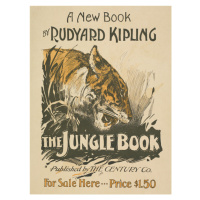 Obrazová reprodukce The Jungle Book Advert (Vintage Graphic Ad Poster), 30 × 40 cm