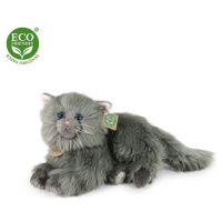Rappa Plyšová perská kočka šedá ležící 30 cm Eco Friendly