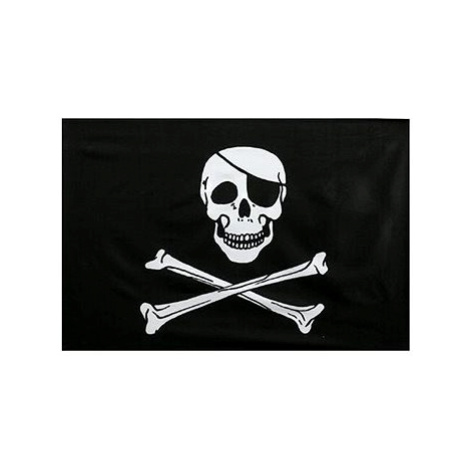Vlajka pirátská - lebka -150 x 90 cm