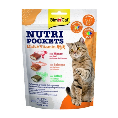 GimCat Nutri Pockets Slad & Vitamín Mix 150 g Gimborn