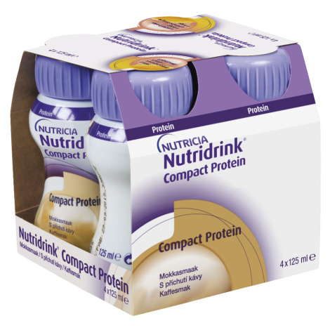 Nutridrink Compact Protein s příchutí kávy 4x125 ml