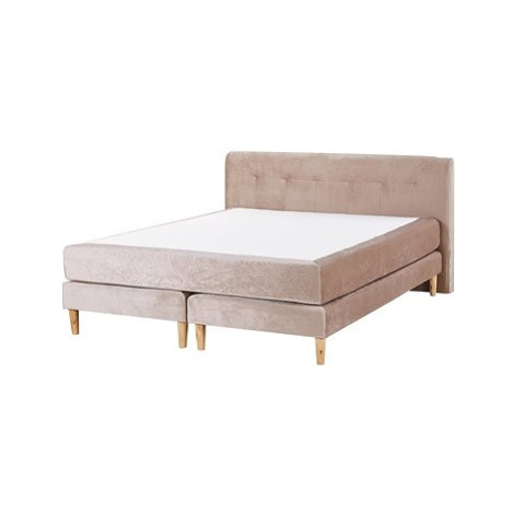 BELIANI postel MARQUISE 160 × 200 cm, béžová