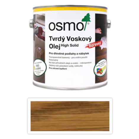Tvrdý voskový olej OSMO barevný  2.5l Jantar