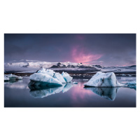 Fotografie The Glacier Lagoon, Andreas Wonisch, 40 × 22.2 cm