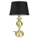 Stolní lampa v černo-zlaté barvě (výška 40 cm) Prima Gold – Candellux Lighting