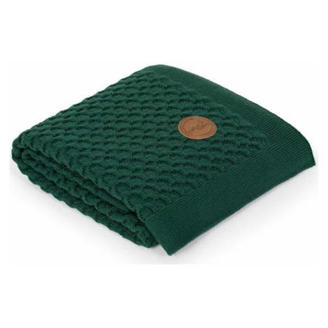 CEBA Deka pletená v dárkovém balení 90x90 Vlny Emerald CebaBaby