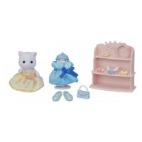 Sylvanian Families Šaty a ozdoby pro princezny s koťátkem