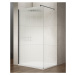 Gelco VARIO BLACK jednodílná sprchová zástěna k instalaci ke stěně, sklo nordic, 1400 mm
