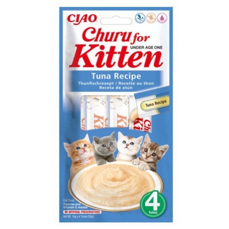 Churu lízací pochoutka Kitten tuňák 4x14g INABA