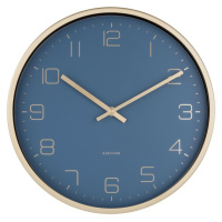 Karlsson 5720BL designové nástěnné hodiny, pr. 30 cm