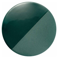 Ferroluce Závěsné světlo Bellota z keramiky, Ø 35 cm, zelená