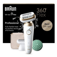 Braun Silk·épil 9 Flex 9-071 3D, Bílý/Zlatý