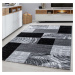 Ayyildiz koberce Kusový koberec Parma 9220 black Rozměry koberců: 80x150