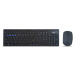 Rapoo 8100M Wireless Multi-Mode Optical Mouse and Keyboard Set Black Cz/sk