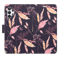 iSaprio flip pouzdro Ornamental Flowers 02 pro Samsung Galaxy A32